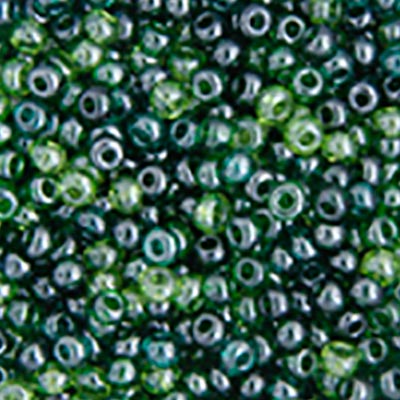 Czech Seed Beads - 6/0 - Seagreen Lustered Mix (22g)