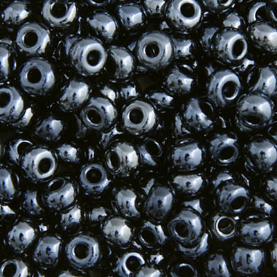 Czech Seed Beads - 6/0 - Metallic Gunmetal (22g)
