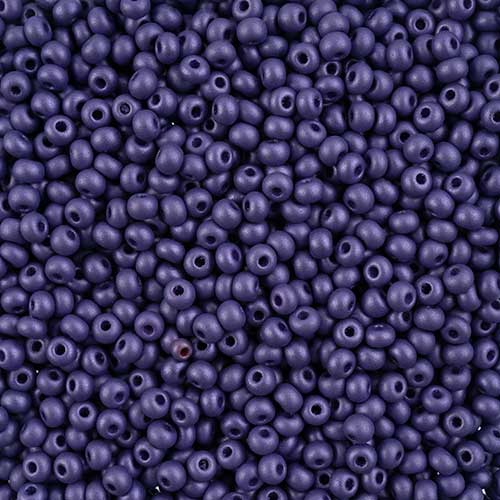 Czech Seed Beads - 6/0 - Permalux Dark Violet (Tube)