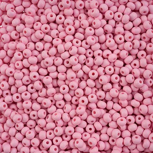 Czech Seed Beads - 6/0 - Permalux Light Pink Matte (Tube)