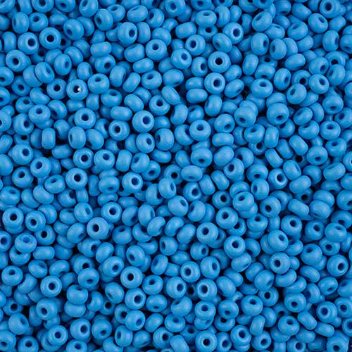 Czech Seed Beads - 6/0 - Permalux Light Blue Matte (Tube)