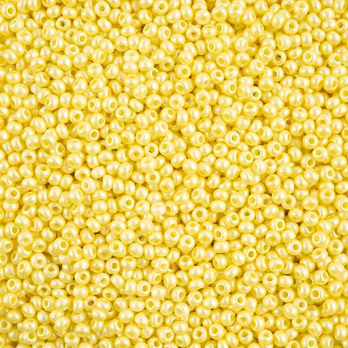 Czech Seed Beads - 8/0 - Permalux Light Yellow (22g)