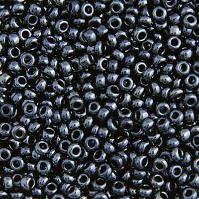 Czech Seed Beads - 10/0 - Metallic Gunmetal (22g)