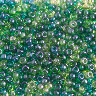 Czech Seed Beads - 10/0 - Seagreen Mix Lustered (22g)