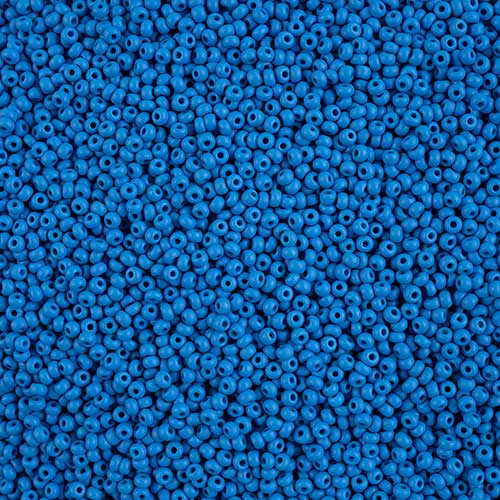 Czech Seed Beads - 10/0 - Permalux Blue Matte (22g)