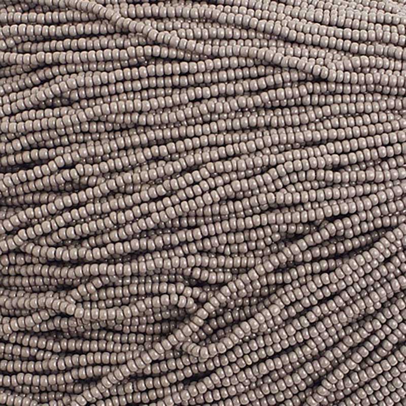 Czech Seed Beads - 10/0 - Grey (hank)