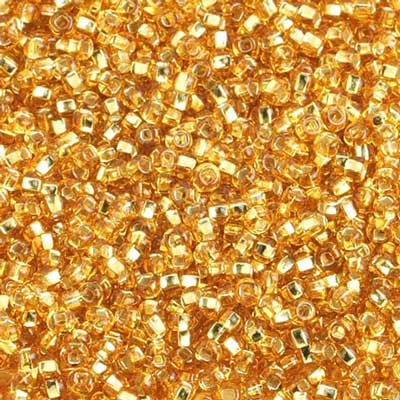 Czech Seed Beads - 10/0 - Silver lined Gold (hank)