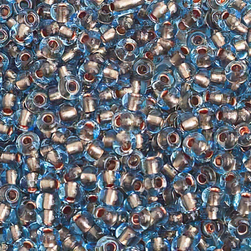 Czech Seed Beads - 6/0 - Copperlined Aqua (20g)