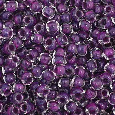 Czech Seed Beads - 11/0 - Color Lined Mauve (23g)