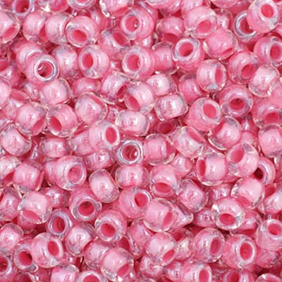 Czech Seed Beads - 11/0 - Color Lined Red (23g)