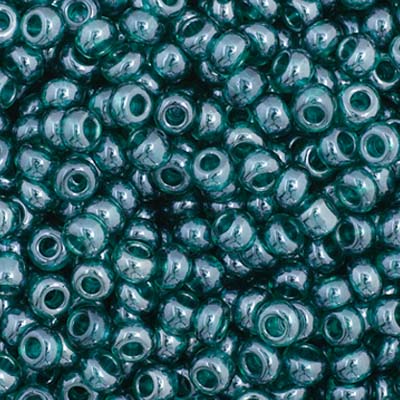 Czech Seed Beads - 11/0 - Transparent Teal Luster (23g)
