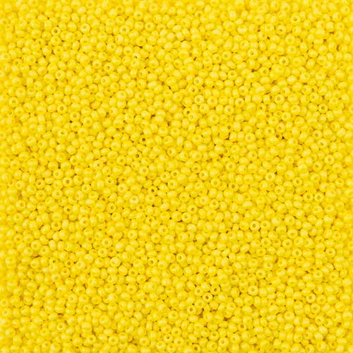 Czech Seed Beads - 11/0 - Terra Intensive Yellow Matte (23g)