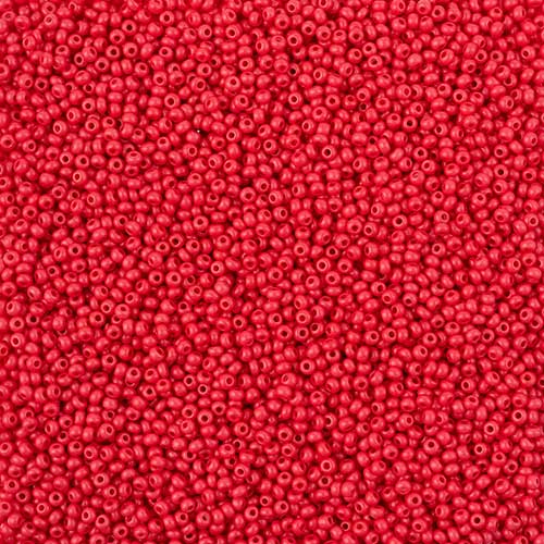 Czech Seed Beads - 11/0 - Terra Intensive Red Matte (23g)