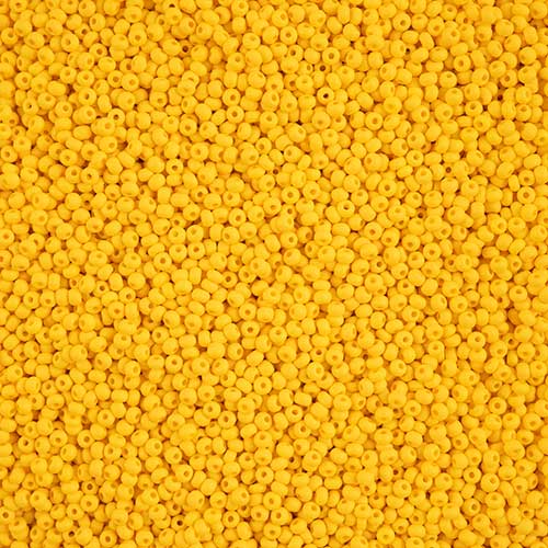 Czech Seed Beads - 11/0 - Permalux Dark Yellow Matte (Tube)