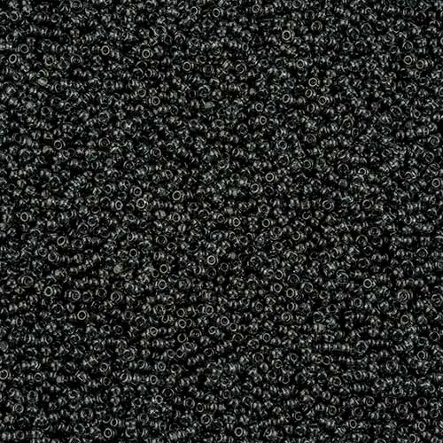 Czech Cut Seedbeads - 13/0 - Transparent Grey (10g)