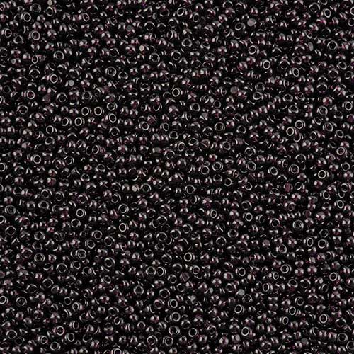 Czech Cut Seedbeads - 11/0 - Transparent Dark Amethyst (10g)