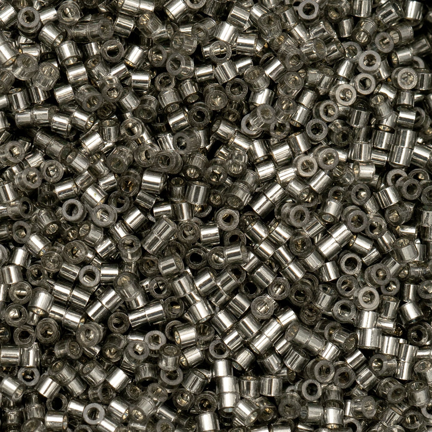 Cylin Bead - 11/0 - Grey Silver Lined (25g)