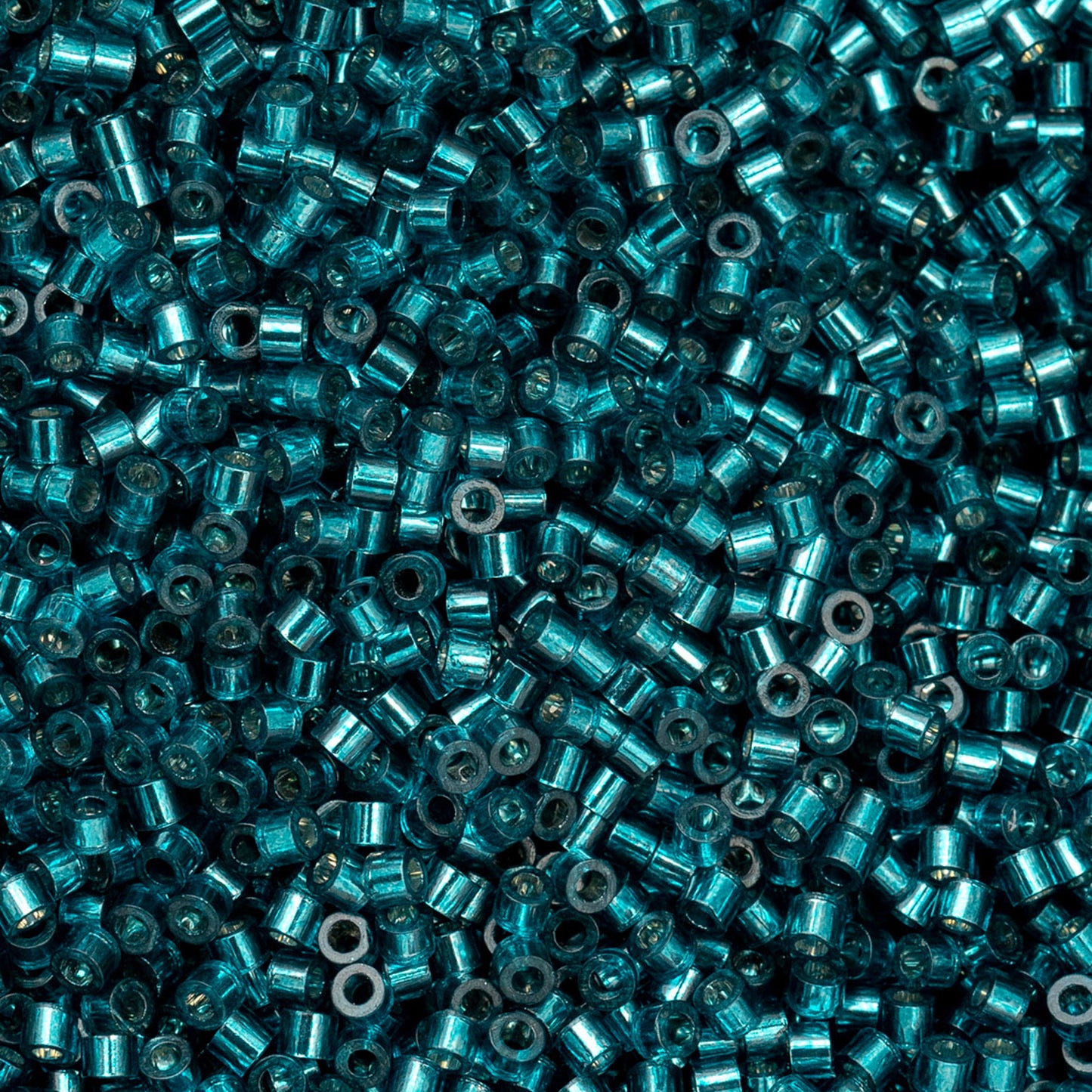 Cylin Bead - 11/0 - Blue Zircon Silver Lined (25g)