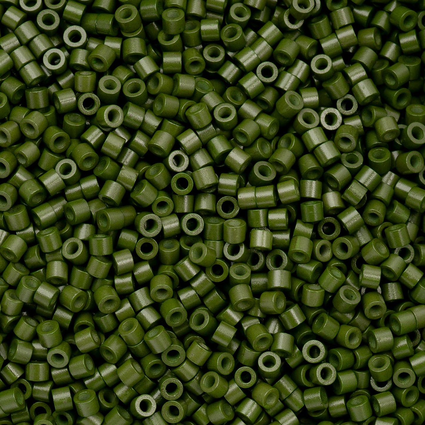 Cylin Bead - 11/0 - Opaque Green Avocado (25g)