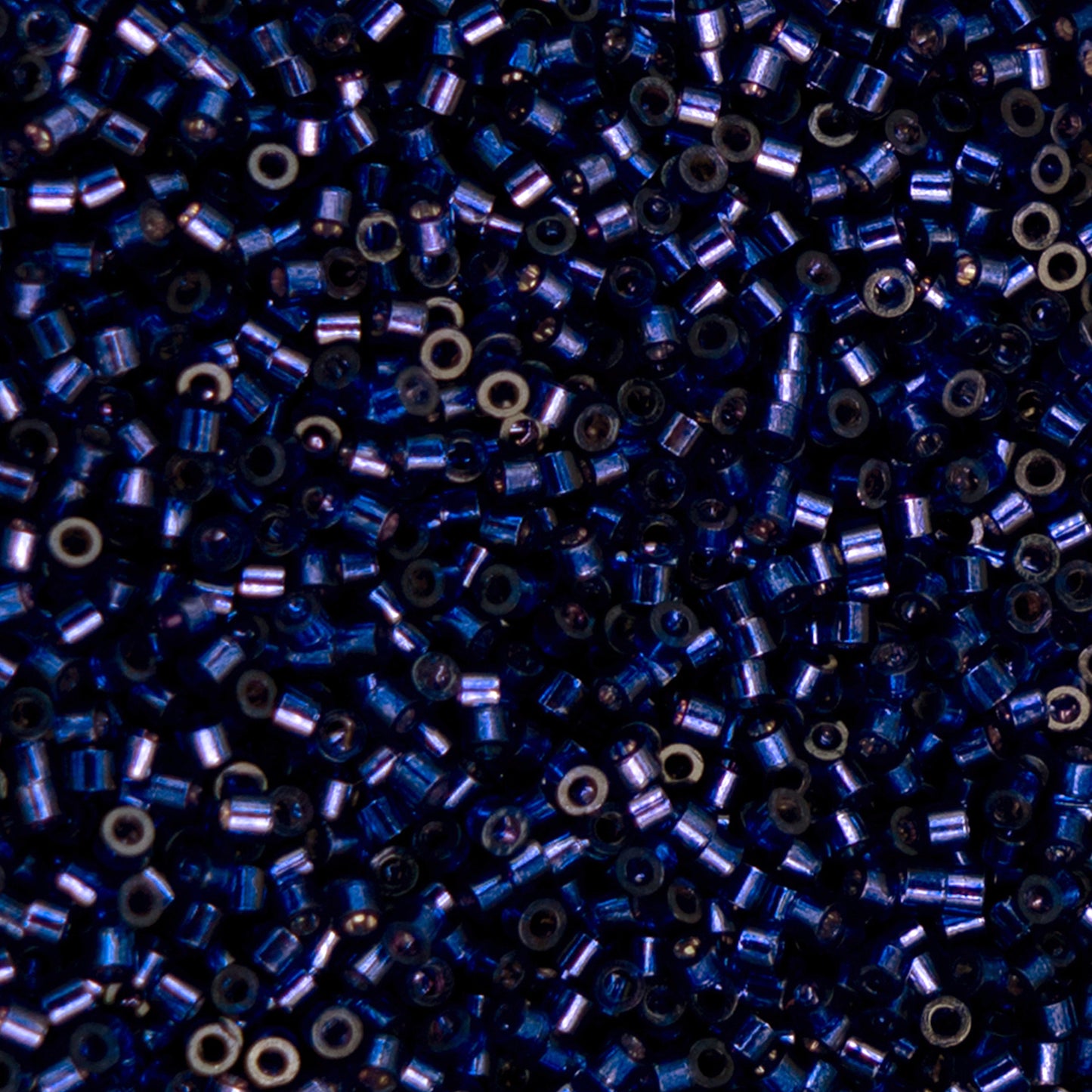Cylin Bead - 11/0 - Dark Violet Silver Lined (25g)