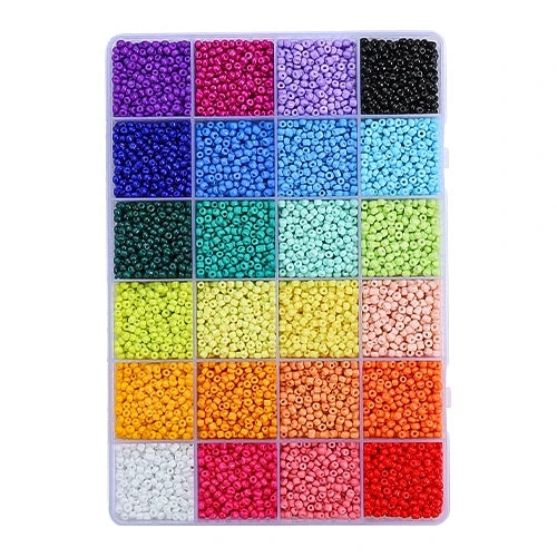 Bead Box - 8/0 - Seed beads - Vivid Rainbow (Box)