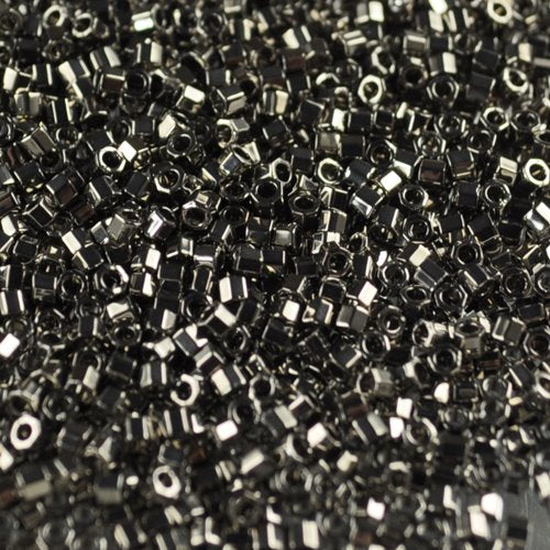 Delica 11/0 Hex-cut Beads - db0021c - Steel 5g