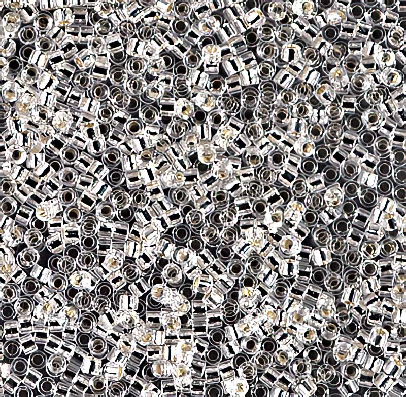 Delica 11/0 Beads - db0041 - Silver Lined Crystal 5.2g