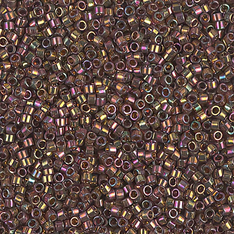 Delica 11/0 Beads - db0126 - Pink Luster Light Olive 7.1g