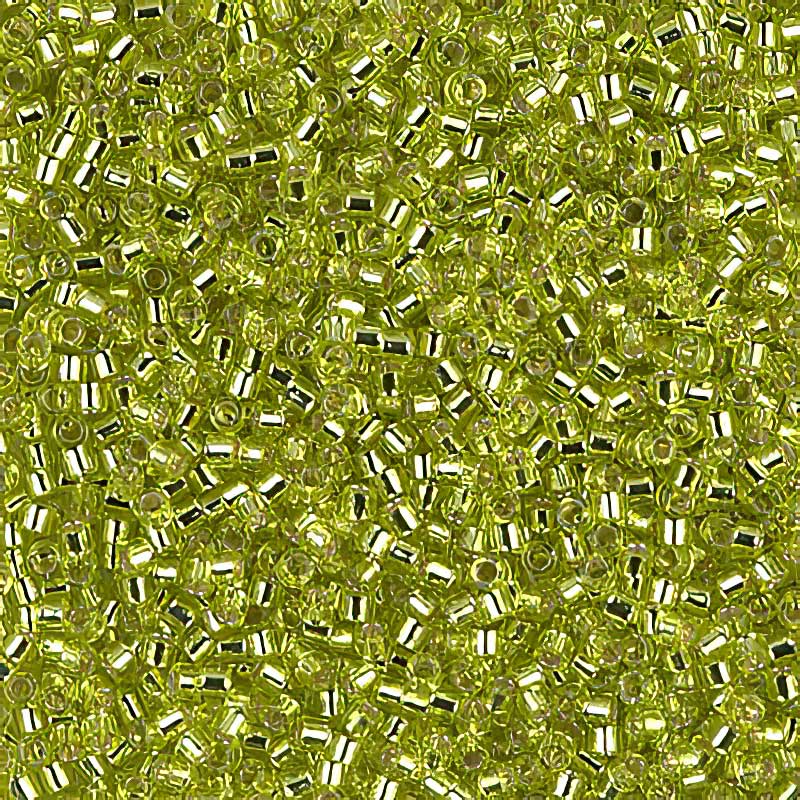 Delica 11/0 Beads - db0147 - Silver Lined Chartreuse 7.1g