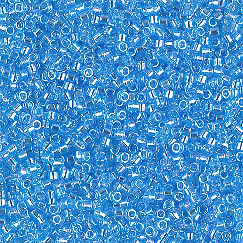 Delica 11/0 Beads - db0176 - Transparent Light Sapphire AB 5.2g