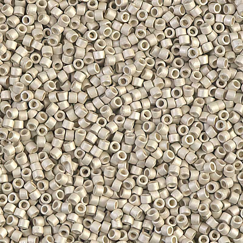 Delica 11/0 Beads - db0335 - Matte Galvanized Silver 5.2g