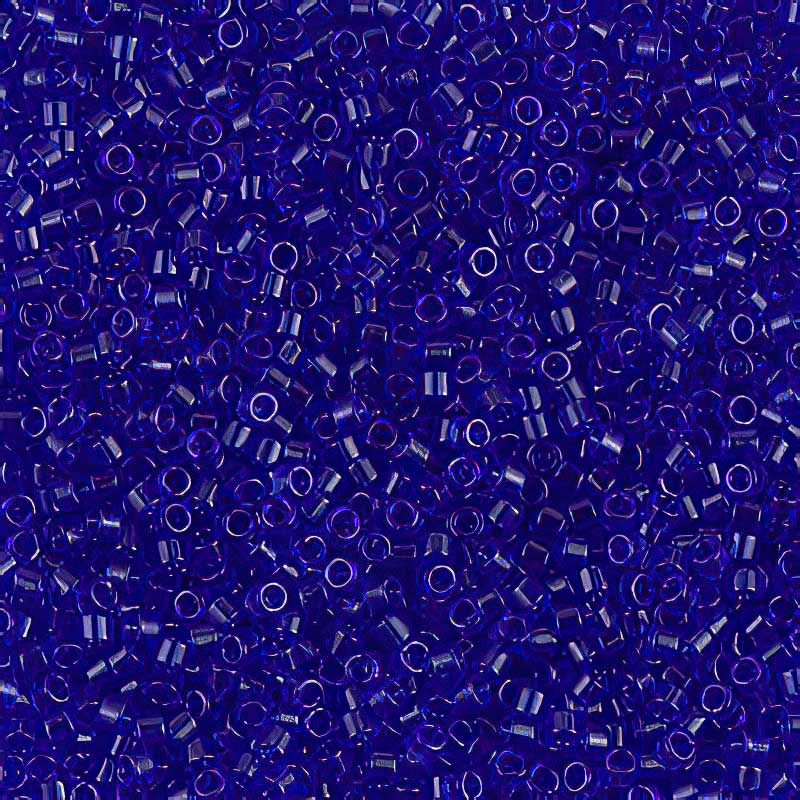 Delica 11/0 Beads - db0707 - Transparent Sapphire 7.1g