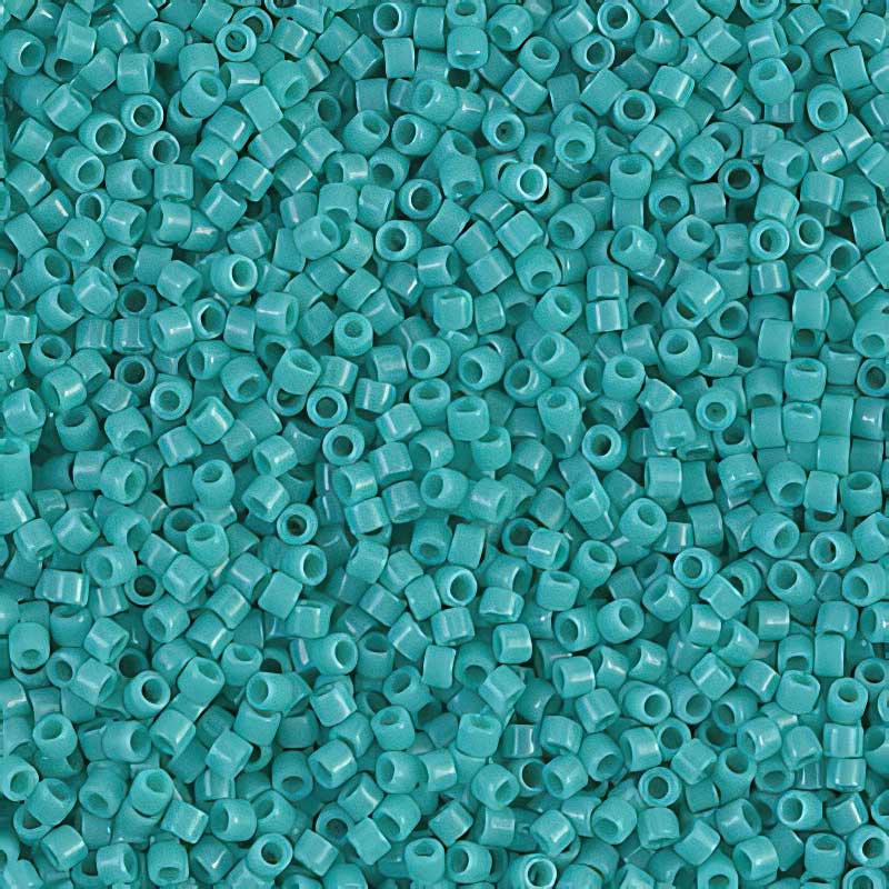 Delica 11/0 Beads - db0729 - Turquoise Green 5.2g