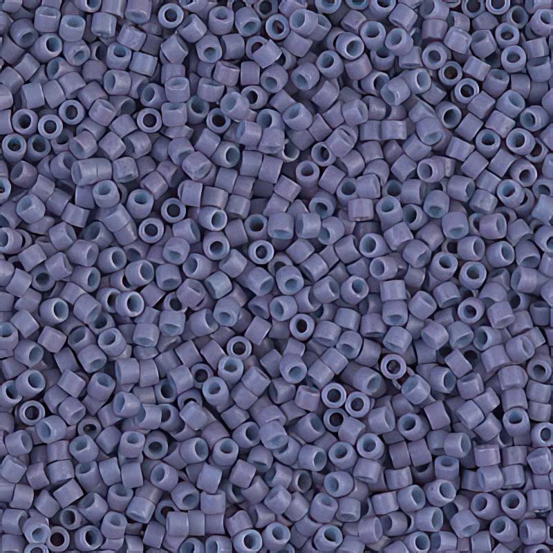 Delica 11/0 Beads - db0799 - Dyed Matte Opaque Lavender 5.2g
