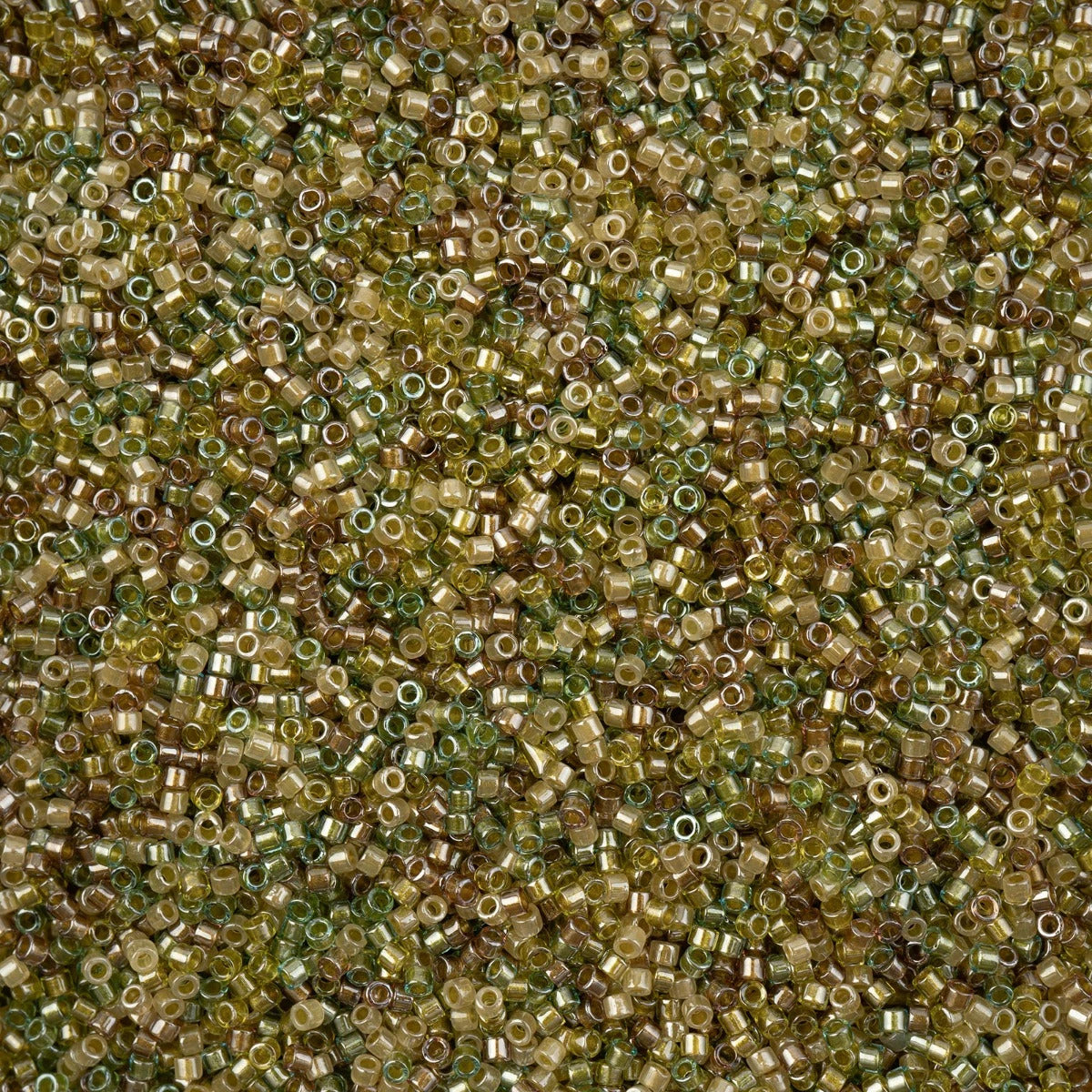 Delica 11/0 Beads - db0989 - Spring Field Greens Colour Lined Mix 5.2g