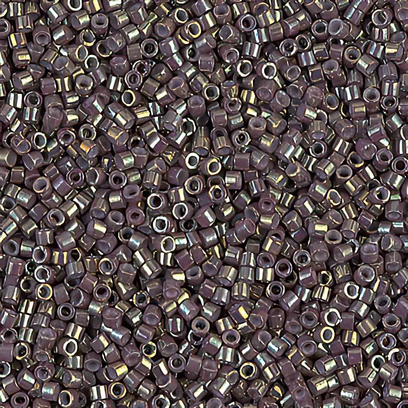 Delica 11/0 Beads - db1011 - Metallic Dusty Mauve Gold Iris 5.2g
