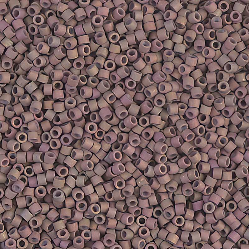 Delica 11/0 Beads - db1061 - Matte Metallic Gold Luster Dusky Adobe AB 5.2g