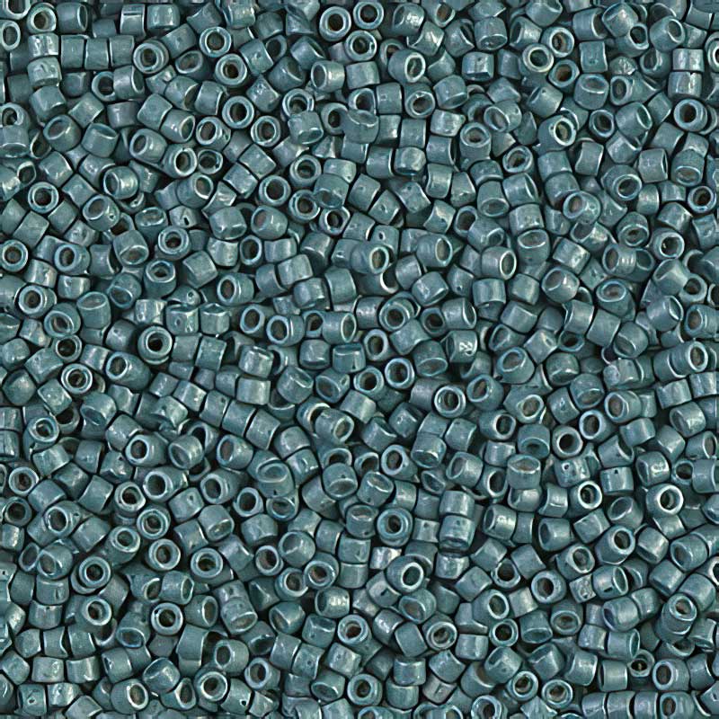 Delica 11/0 Beads - db1172 - Matte Galvanized Dark Aqua 5.2g