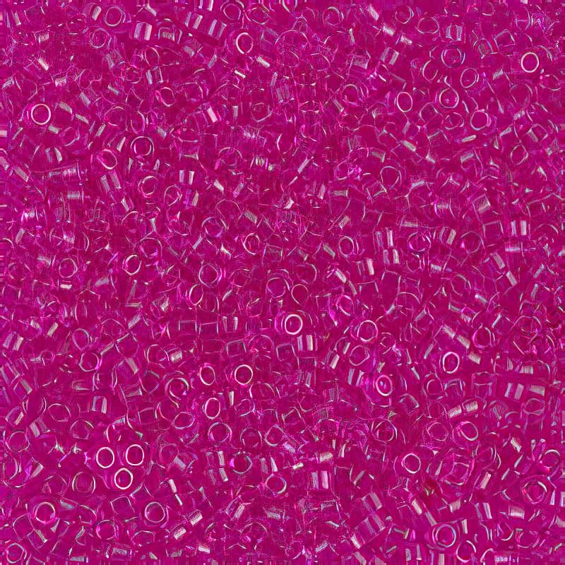 Delica 11/0 Beads - db1310 - Transparent Dyed Fuchsia 5.2g
