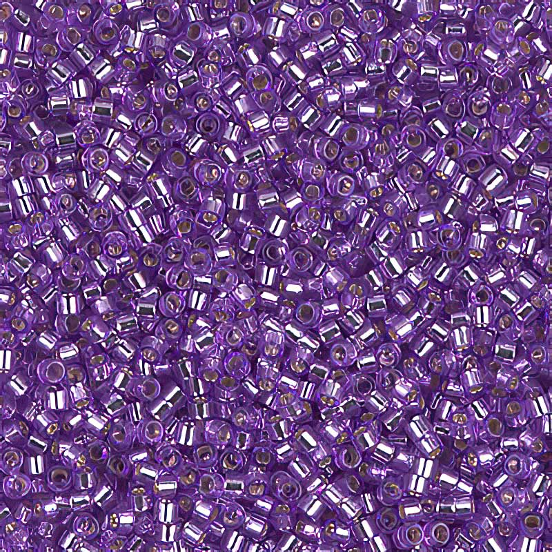 Delica 11/0 Beads - db1343 - Silver-Lined Lilac 5.2g