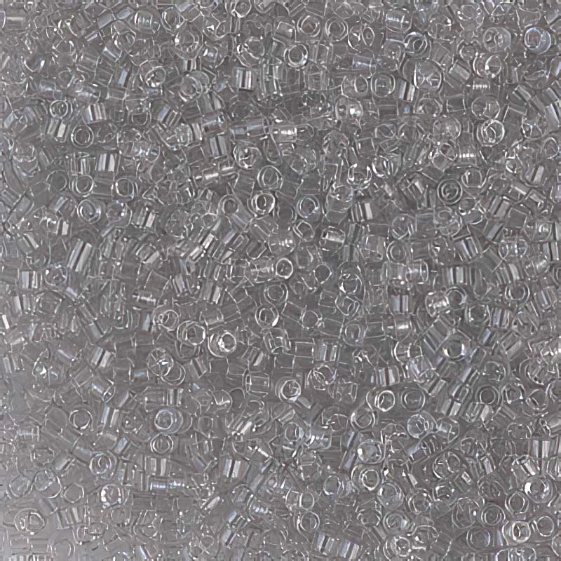 Delica 11/0 Beads - db1408 - Transparent Pale Taupe 5.2g