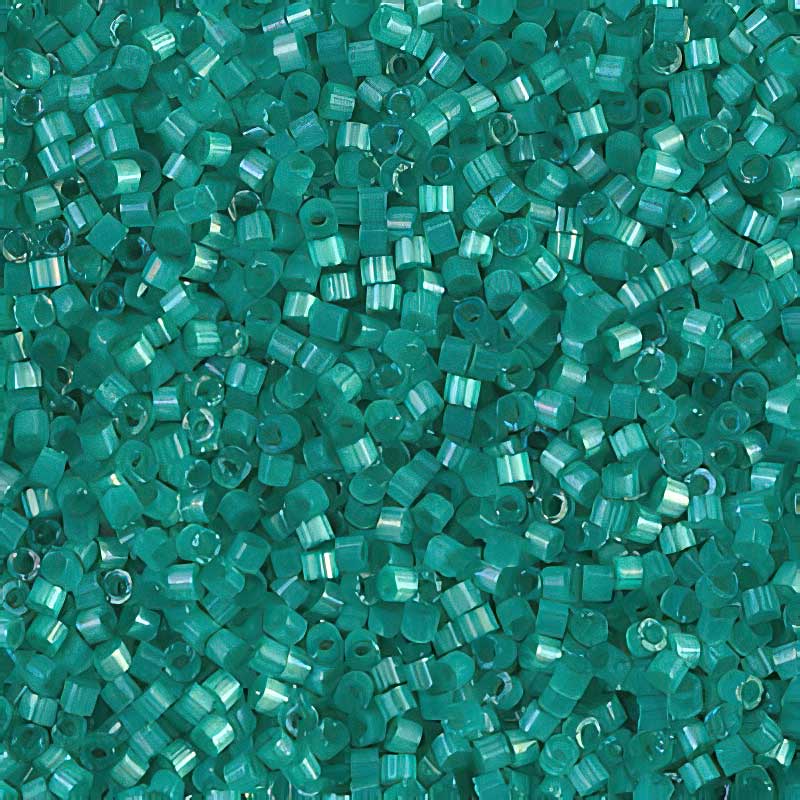 Delica 11/0 Beads - db1813 - Dyed Aqua Green Silk Satin 5g