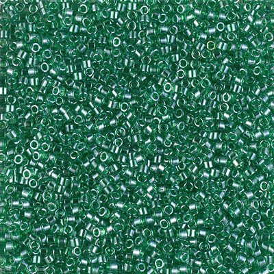 Delica 11/0 Beads - db1889 - Transparent Green Luster 5.2g