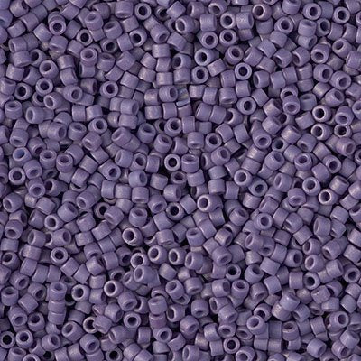 Delica 11/0 Beads - db2293 - Frosted Glazed Purple Matte 5.2g
