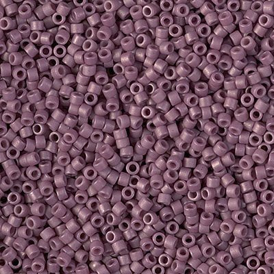 Delica 11/0 Beads - db2295 - Frosted Glazed Purple Mulberry Matte 5.2g