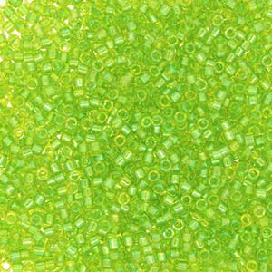 Delica 11/0 Beads - db2376 - Inside Colour Lime Cordial 7.1g