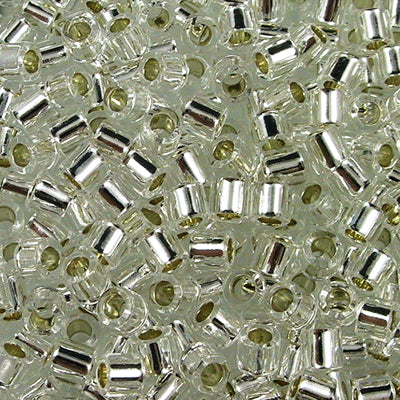 Delica 8/0 Beads - dbl0041 - Silver Lined Crystal 5.2g