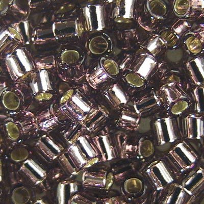 Delica 8/0 Beads - dbl0146 - Silver lined Smoky Amethyst 10g