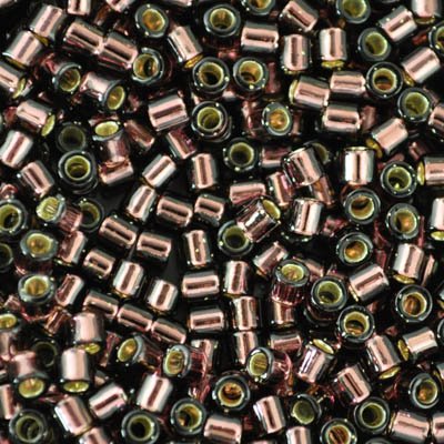 Delica 8/0 Beads - dbl1204 - Silver lined Mauve 5.2g