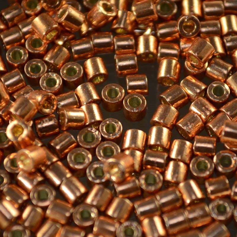 Delica 8/0 Beads - dbl1836 - Duracoat Galvanized Light Copper 5g